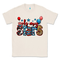 Natural oh my stars 4th of july Classic Tee - Jasminsmagicworld