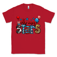 Red oh my stars 4th of july Classic Tee - Jasminsmagicworld