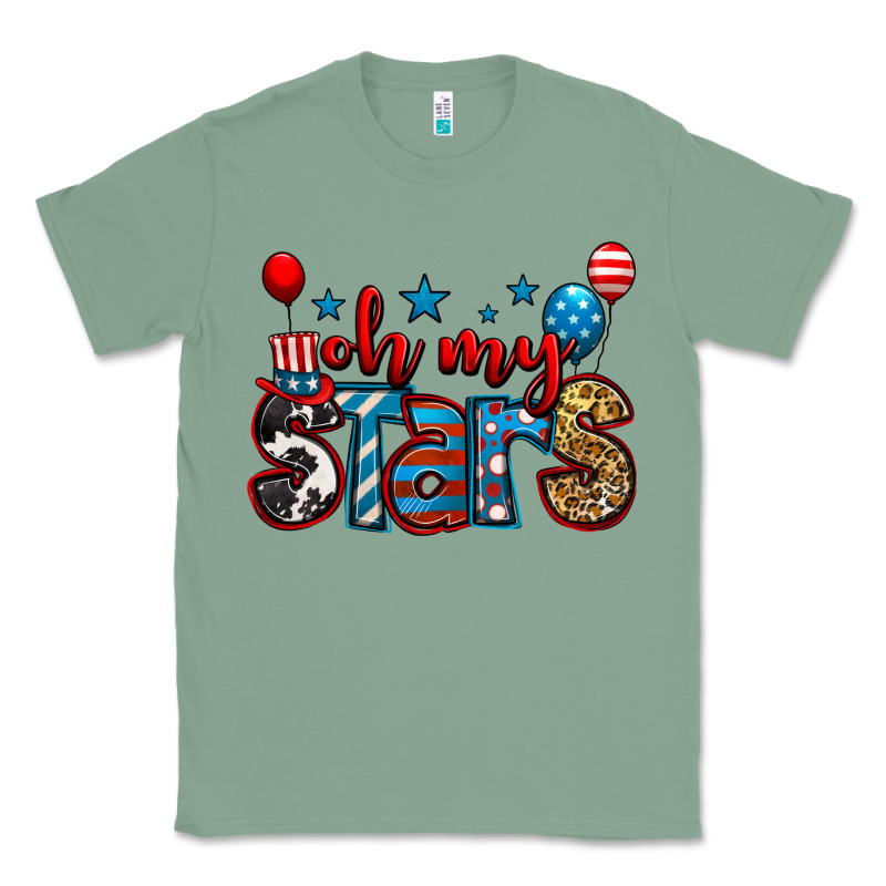 Oh My Stars 4th Of July Classic Tee by Jasminsmagicworld | Teevron
