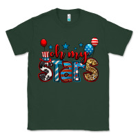 Sports Green oh my stars 4th of july Classic Tee - Jasminsmagicworld