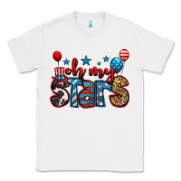 White oh my stars 4th of july Classic Tee - Jasminsmagicworld