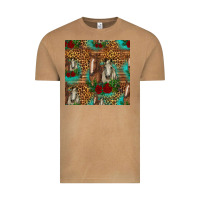 Vintage Camel horses with roses seamless pattern Vintage Tee - HRA Design Shop