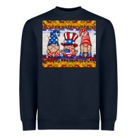 Navy usa gnome Heavyweight Sweatshirt - HRA Design Shop