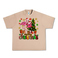 Burro flamingo merry christmas Urban Heavy Tee - AdoDesignShop