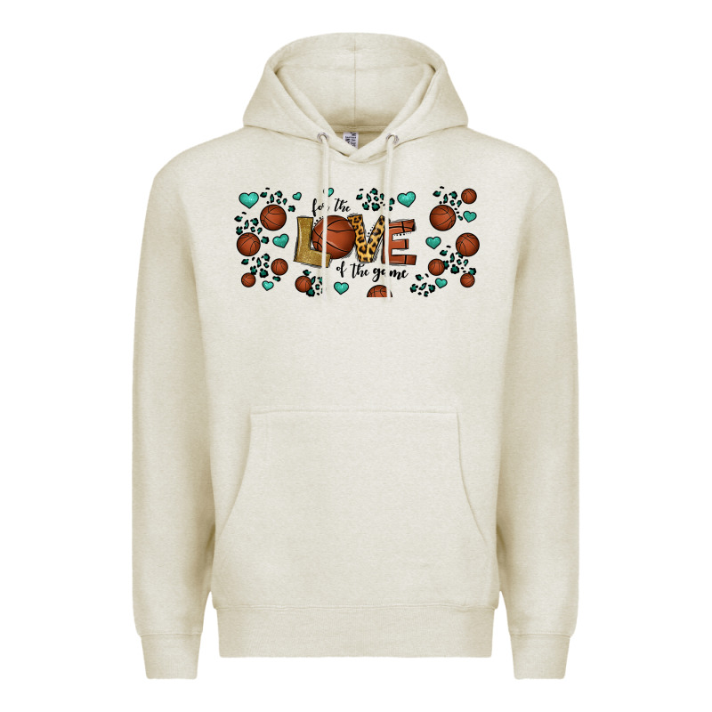 For The Love Of The Game Basketball Premium Hoodie by Jasminsmagicworld | Teevron