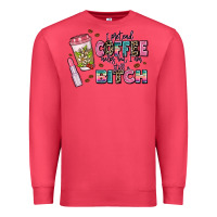 Cardinal i pretend coffee helps but im still a bitch Premium Sweatshirt - MaliasSmallBusiness