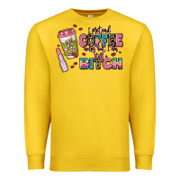 Lemon i pretend coffee helps but im still a bitch Premium Sweatshirt - MaliasSmallBusiness