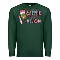 Sports Green i pretend coffee helps but im still a bitch Premium Sweatshirt - MaliasSmallBusiness