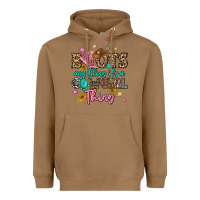 Toasted Coconut boots and bling it's a cowgirl thing Heavyweight Hoodie - MaliasSmallBusiness