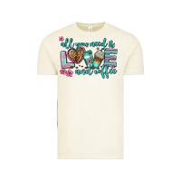 Vintage Arctic all you need is love and coffee Vintage Tee - AdoDesignShop