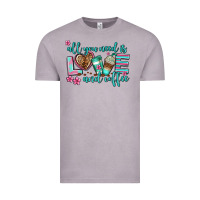 Vintage Zinc all you need is love and coffee Vintage Tee - AdoDesignShop