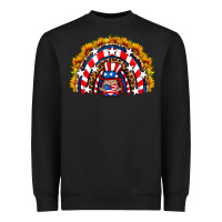 Black usa gnome sunflower rainbow Heavyweight Sweatshirt - HRA Design Shop