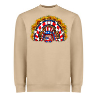 Mushroom usa gnome sunflower rainbow Heavyweight Sweatshirt - HRA Design Shop