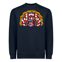 Navy usa gnome sunflower rainbow Heavyweight Sweatshirt - HRA Design Shop