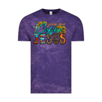 Cloud Purple give me coffee jesus Vintage Tee - RacoonDesign