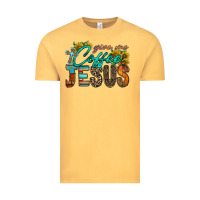 Vintage Mustard give me coffee jesus Vintage Tee - RacoonDesign