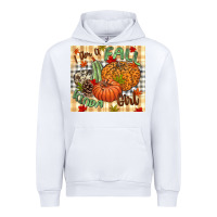 White I am a Fall kinda girl pumpkin Fall Urban Hoodie - NancyCooperArtShop