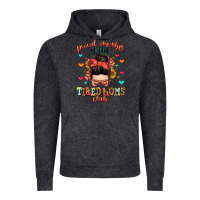 Vintage Black proud member of the tired moms club Vintage Hoodie - Zillion Design Studio