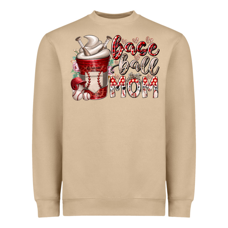 Baseball Mom Coffee Heavyweight Sweatshirt by RacoonDesign | Teevron