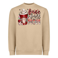 Mushroom baseball mom coffee Heavyweight Sweatshirt - RacoonDesign