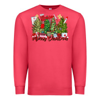 Cardinal merry christmas nurse trees Premium Sweatshirt - MaliasSmallBusiness