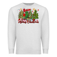 Oatmeal Heather merry christmas nurse trees Premium Sweatshirt - MaliasSmallBusiness