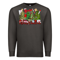 Smoke merry christmas nurse trees Premium Sweatshirt - MaliasSmallBusiness