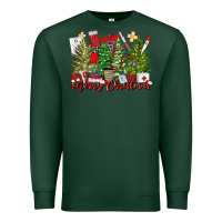 Sports Green merry christmas nurse trees Premium Sweatshirt - MaliasSmallBusiness