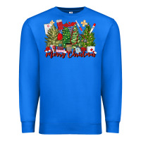 True Royal merry christmas nurse trees Premium Sweatshirt - MaliasSmallBusiness