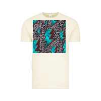 Vintage Arctic turquoise lightning bolt seamless pattern Vintage Tee - HRA Design Shop
