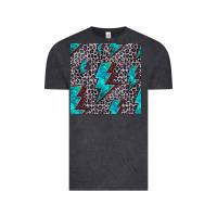 Vintage Black turquoise lightning bolt seamless pattern Vintage Tee - HRA Design Shop