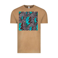 Vintage Camel turquoise lightning bolt seamless pattern Vintage Tee - HRA Design Shop