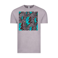 Vintage Zinc turquoise lightning bolt seamless pattern Vintage Tee - HRA Design Shop