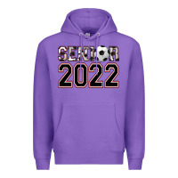 Purple senior soccer Premium Hoodie - AdoDesignShop