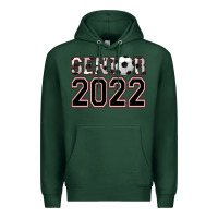 Sports Green senior soccer Premium Hoodie - AdoDesignShop