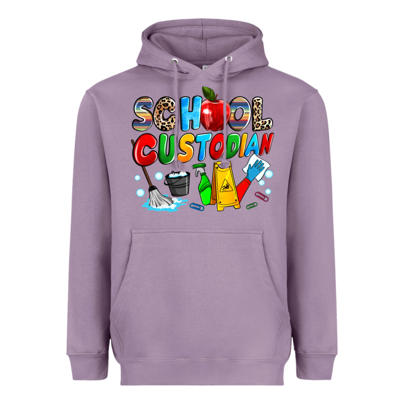 School Custodian Heavyweight Hoodie by NancyCooperArtShop | Teevron