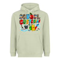 Matcha school custodian Heavyweight Hoodie - NancyCooperArtShop
