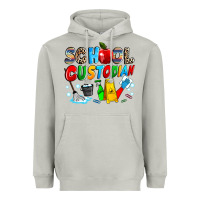 Moon Dust school custodian Heavyweight Hoodie - NancyCooperArtShop