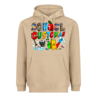 Mushroom school custodian Heavyweight Hoodie - NancyCooperArtShop