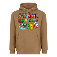 Toasted Coconut school custodian Heavyweight Hoodie - NancyCooperArtShop