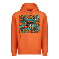 Carrot autumn pumpkins holstein cow Premium Hoodie - Jasminsmagicworld
