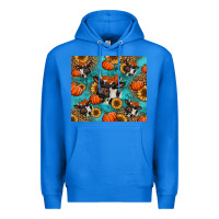 True Royal autumn pumpkins holstein cow Premium Hoodie - Jasminsmagicworld