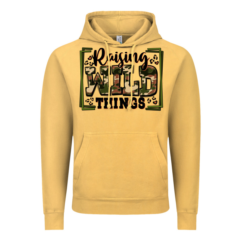 Raising Wild Things Vintage Hoodie by Zillion Design Studio | Teevron