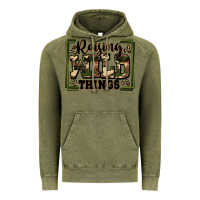 Vintage Olive raising wild things Vintage Hoodie - Zillion Design Studio