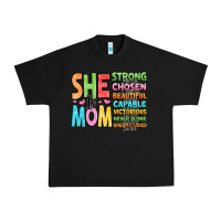 Black she is mom Urban Heavy Tee - JahusDesignShop