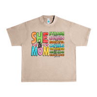 She Is Mom Urban Heavy Tee | Teevron