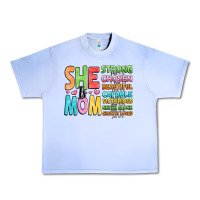 Grape Ice she is mom Urban Heavy Tee - JahusDesignShop