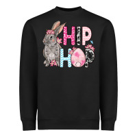 Black Easter Day Hip hop bunny Heavyweight Sweatshirt - OliviaCreatesArt