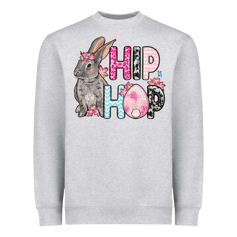 Easter Day Hip Hop Bunny Heavyweight Sweatshirt by OliviaCreatesArt | Teevron