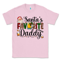 Bubblegum Pink santa's favorite daddy Classic Tee - AdoDesignShop